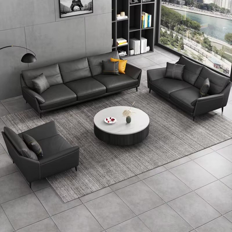 Commercial Office Furniture Reception Sofas Office Leather Furniture Office Sofa