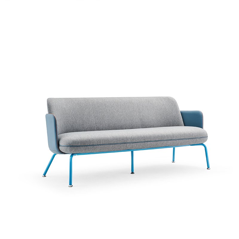 Modern Design Reception Commercial Furniture Leather Waiting Office Sofa