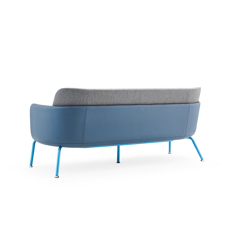 Modern Design Reception Commercial Furniture Leather Waiting Office Sofa