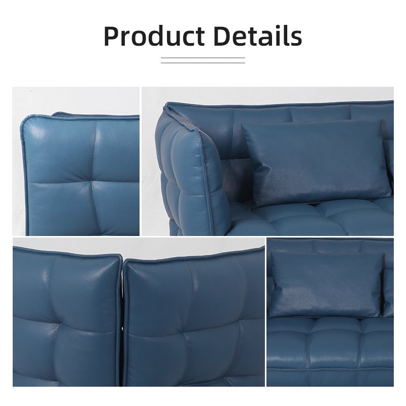 High Back Indoor Modern Leisure Sofa ODM Customizable Fabric And Leather For Hotel Villa For Living Room Kitchen School Bathroom
