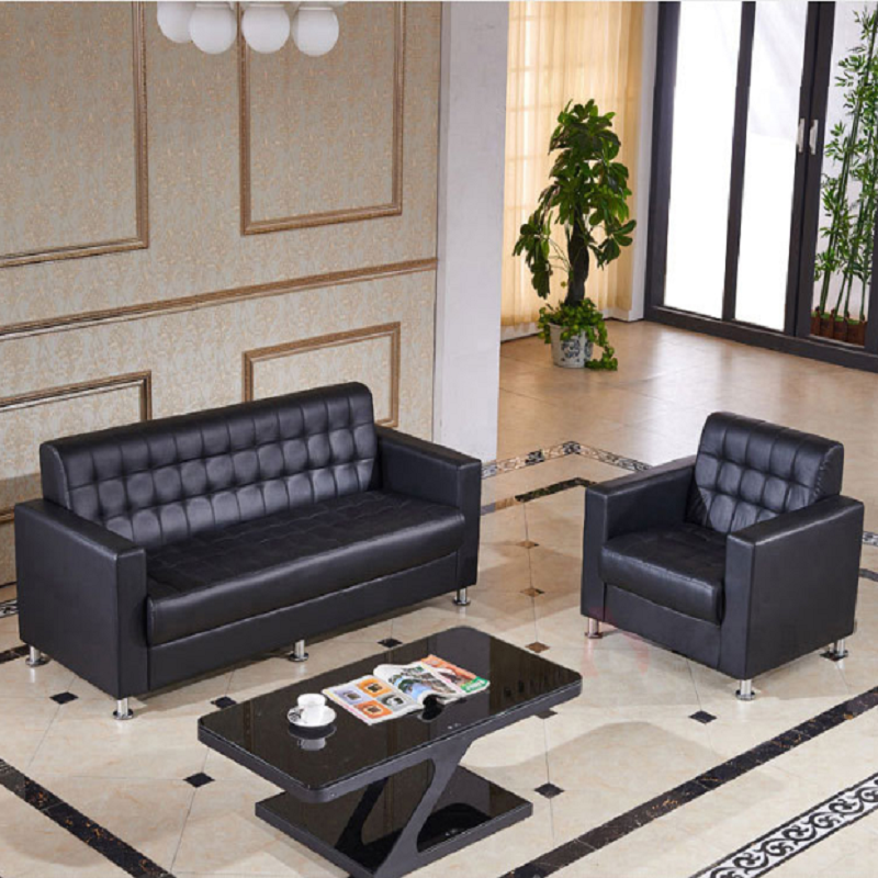 Office Furniture Executive Modern Black Leather Office/Hotel Sofas Design