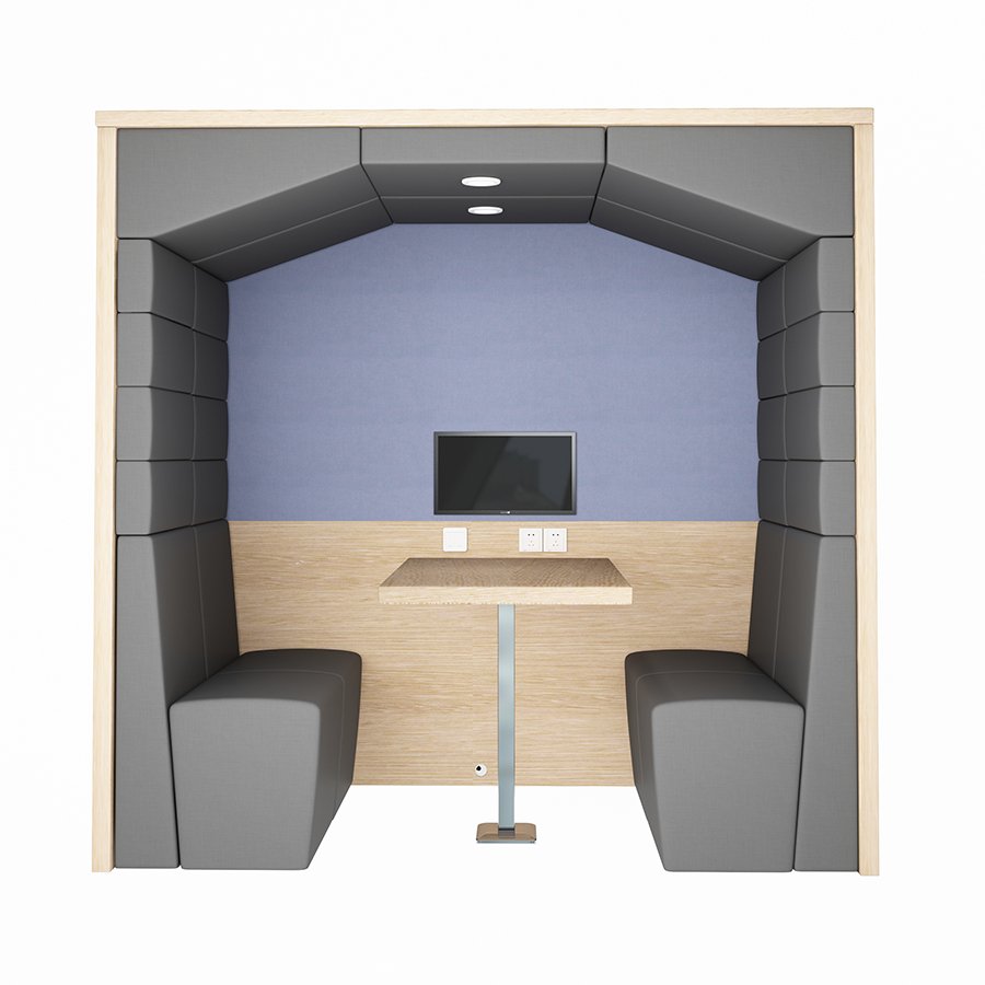 High-Quality Office Telephone Booth/Meeting Pod With TV desk/Office Sofa Design