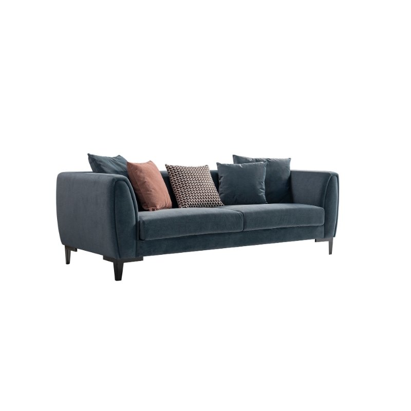 Nordic Luxury Modern Design Creative Living Room Home Furniture Sponge Wood Frame Fabric Velvet Sofa
