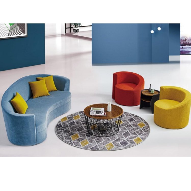 2022 New design wholesale latest Lamb cashmere Luxury comfort living room and office sofa