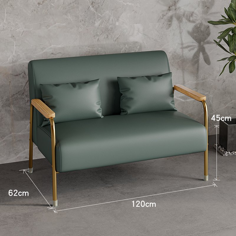 Colorful Luxury Modern Minimalist PU Leather Living Room sofa with Metal Legs Contemporary Design for Home Hotel Restaurant