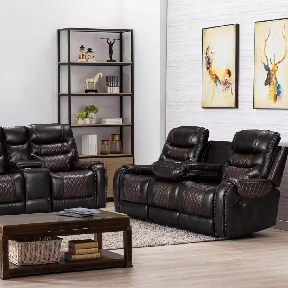 New Design Recliner Sofa Home Furniture Modern Wooden Sofa Set Designs Living Room Sofa Contemporary American Style Home Office