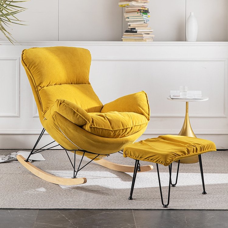 Factory Cheap Price Living Room Modern Luxury Zero Gravity Adult High Back Sofa Arm Chair Wooden Leisure Rocking Recliner Chair
