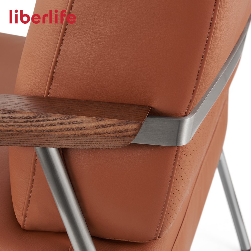 Modular furniture metal frame executive comfort reception meeting single office sofa chair