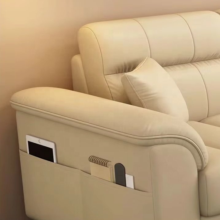 Customizable Multi-Person Three Seat Sofa Set Family-Friendly Living Room Furniture for Apartment Use Made of Durable Cloth