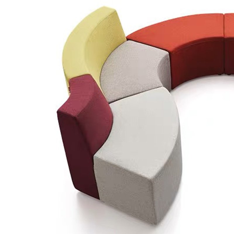 Modern Sectional Office Sofa Public Area Hotel Library Waiting Room Modular Seating Sofa Set Furniture
