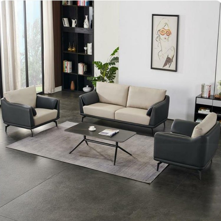 2022 NEW Antique Office Furniture Executive Luxury Classical Deep Big Sofa Couches Lounge 3 2 1 seat Sofa Set