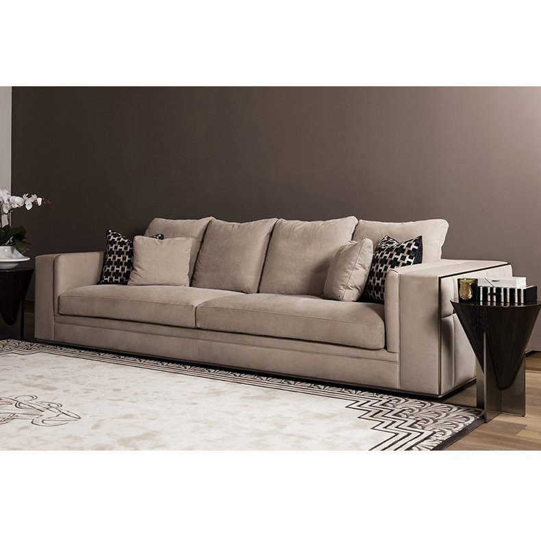 Nordic Style Design Freely Combined Living Room Furniture Velvet Fabric Luxury Sofa Furniture Set Living Room Sofa