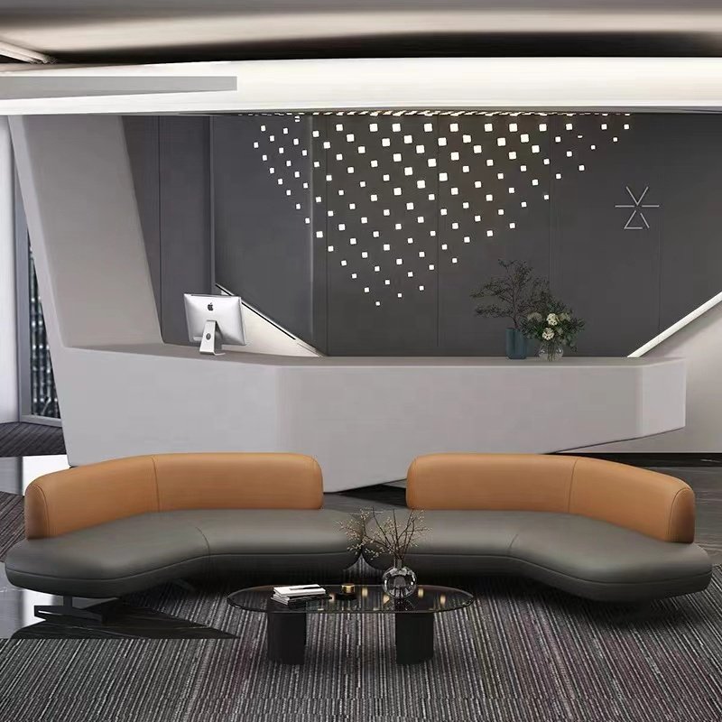 executive office reception sofa, 3 seater sofa for office use