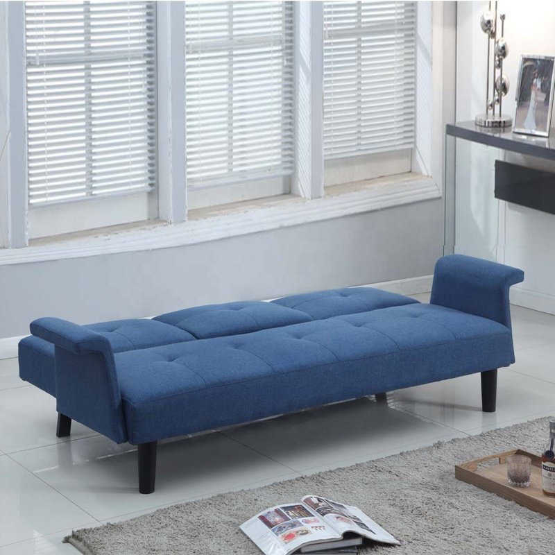 Modern style Living Room Apartment Office Sofa folding sofa bed fabric sofa Linen Fabric Factory Direct Multi-functional