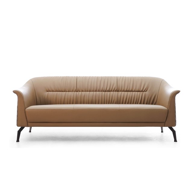High quality Factory Price Sofa Solid Wood Frame office Furniture modern sofa set luxury design Leather office sofa