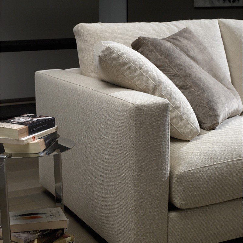 Soft fabric family hall office sofa leisure soft furniture settee fabric moon chair sectional couch sofa set
