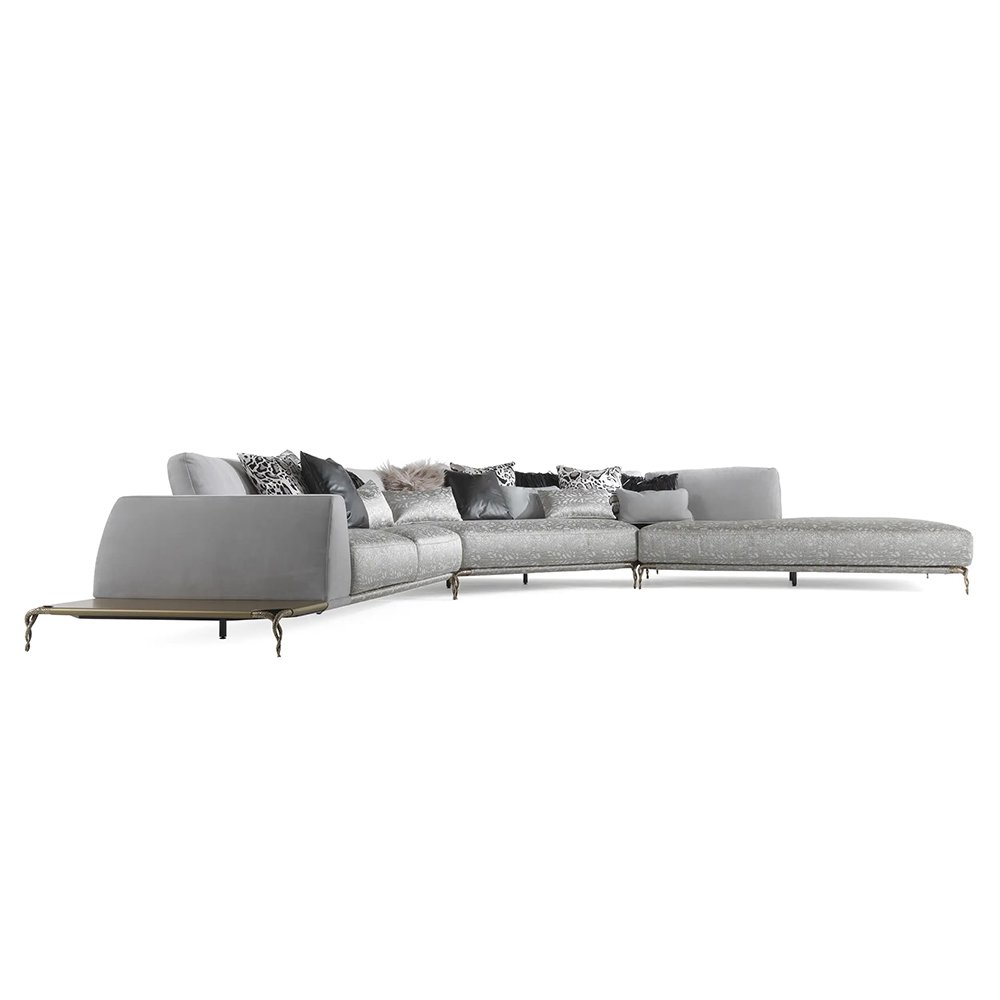 Sofa manufacturer new premium sofa set furniture l shaped corner italian luxury sofa