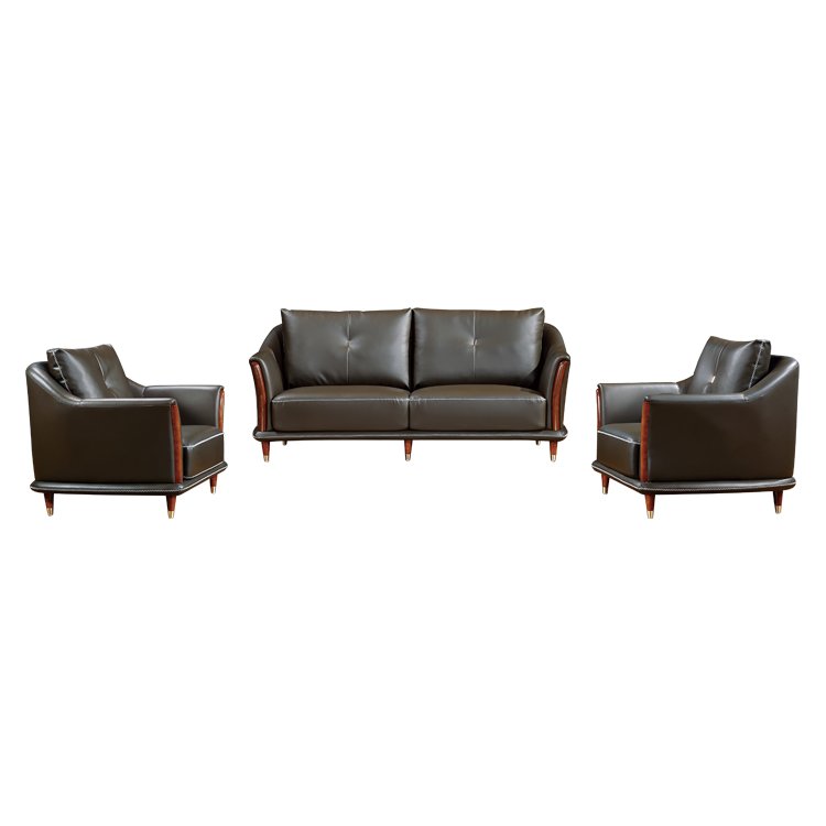 Office Living Room Sectional Sofa High Quality Home Leather Set Modern Designer Sofa Furniture