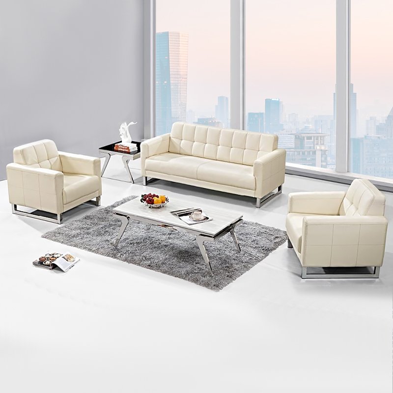 Modern Modular Artificial Leather Office Sofa Manufacturer Wholesale Office Furniture Various Design Office Sofa