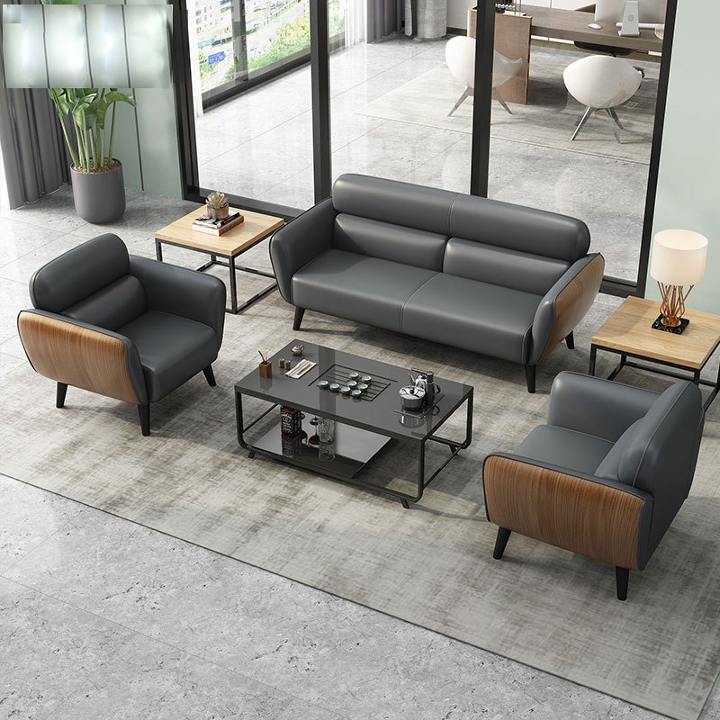 Professional Custom office sofa modern sectional sofa Lounge Waiting couch office furniture commercial Salon bar reception sofa
