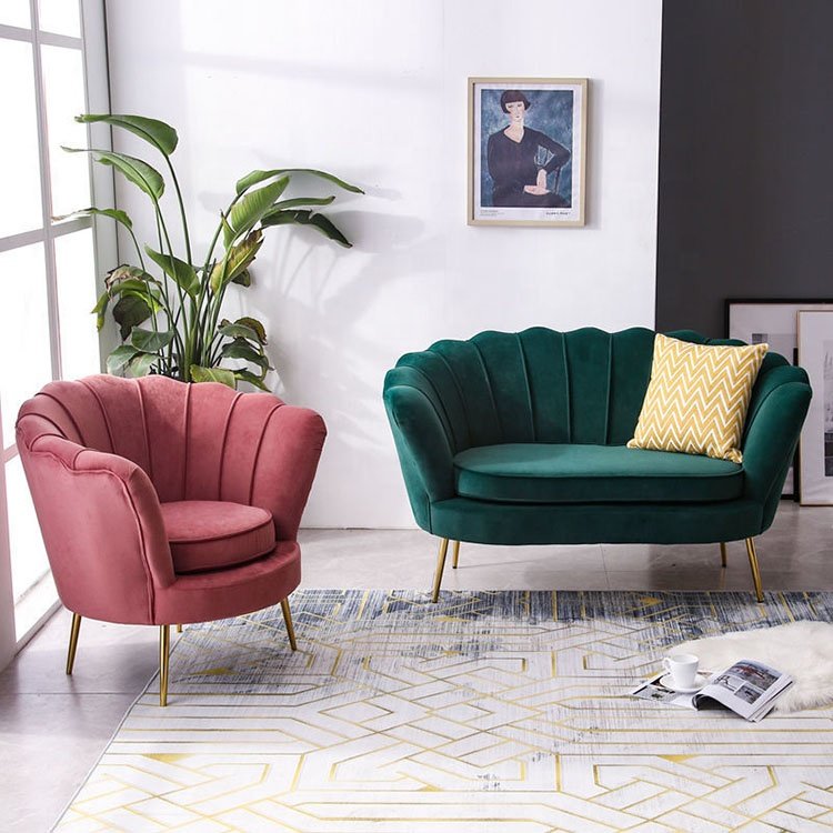 luxury modern velvet sofa lounge living room sofas chair sofa living room