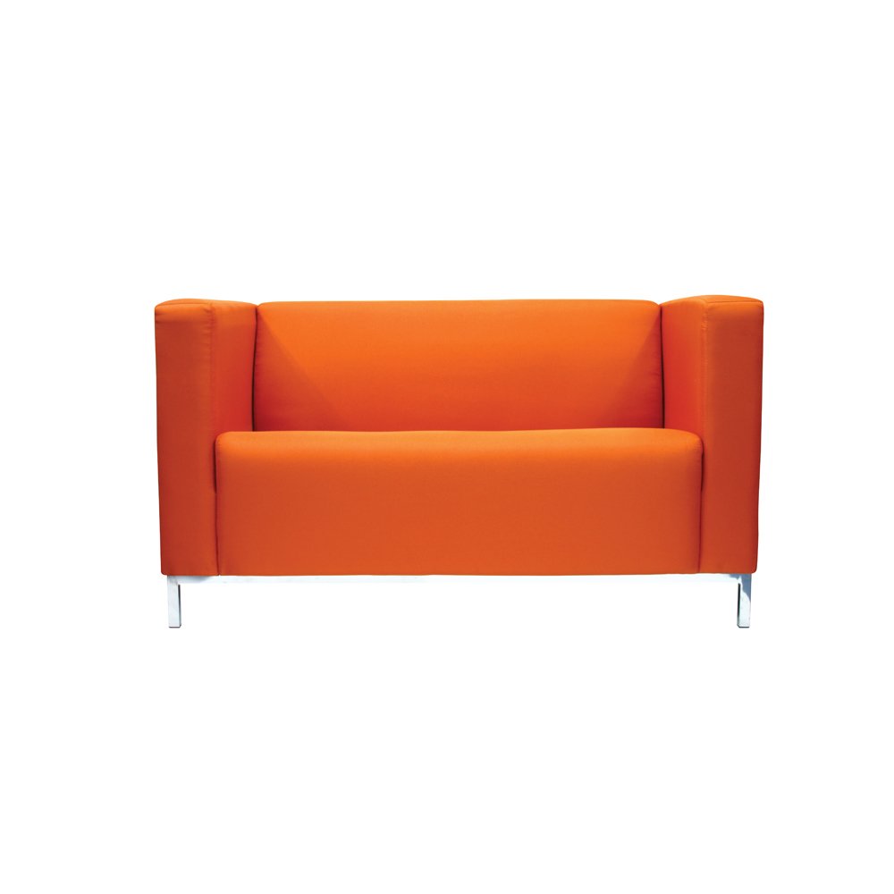 Modi Modern Office 2 Seater Sofa Malaysia Fabric High Density Foam Office Furniture European Style Sectional Sofa Two Seat