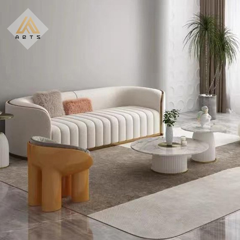 China factory whole sale cheap price living room furniture love seat sofa Italian designed sofa micro fiber leather couch sofa