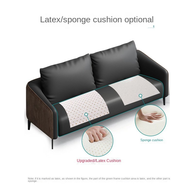 Modern Nordic Design Modular 2-Seater Leather Office Sofa Set European Style Hotels Schools Home Offices Commercial Reception