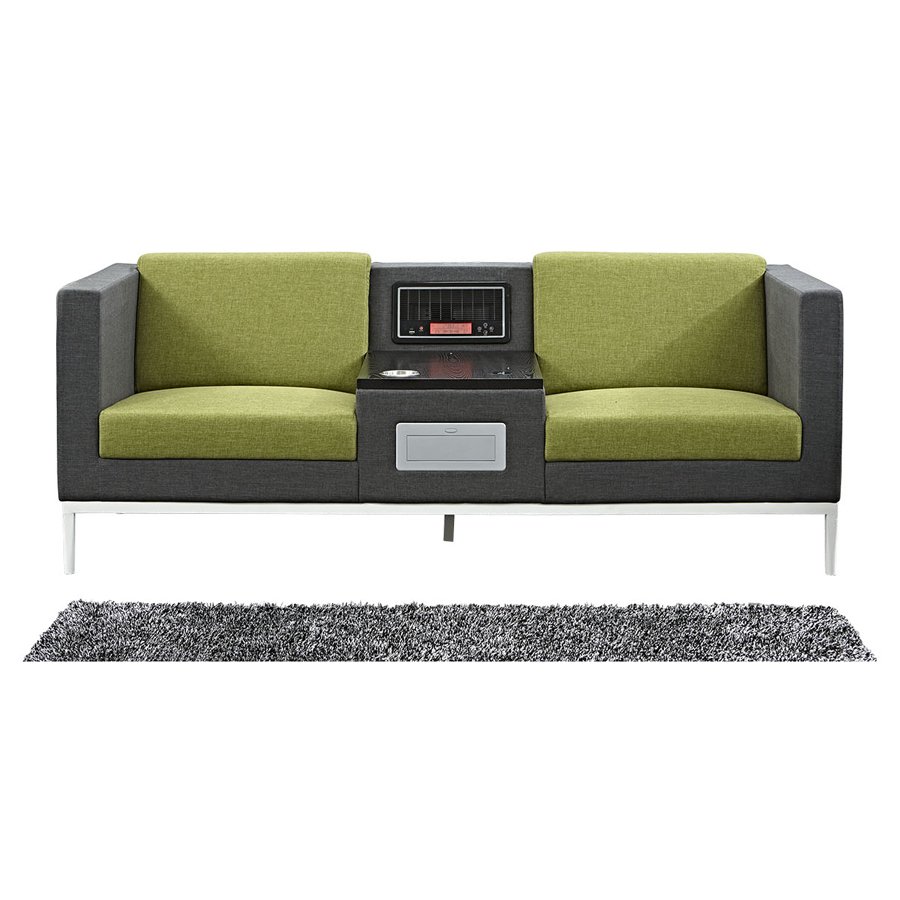New function office sofa furniture office sofa USB leisure sofa with power charging plug
