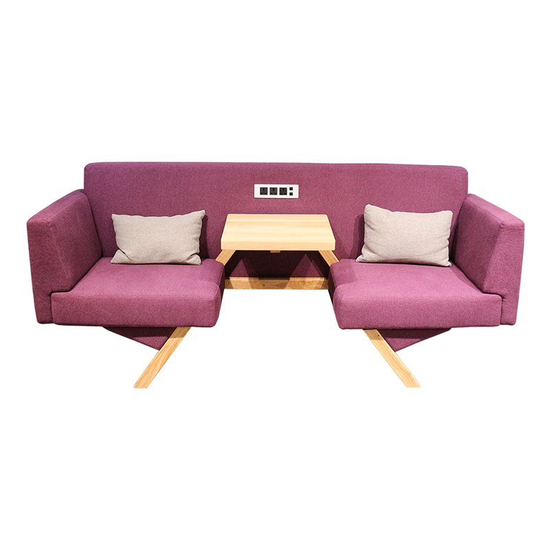 Good Quality Privacy Sofa Pods Soundproof Office Sofa Seating Meeting Booth with Table