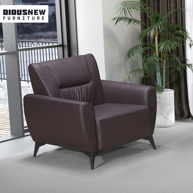 Hot Selling Latest Design Leather Office Sofa Sets Factory New Style Modern Rectangle Sectional Sofa Office Sofa Set Furniture