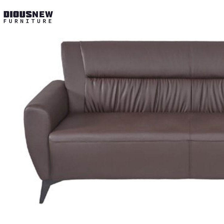 Hot Selling Latest Design Leather Office Sofa Sets Factory New Style Modern Rectangle Sectional Sofa Office Sofa Set Furniture