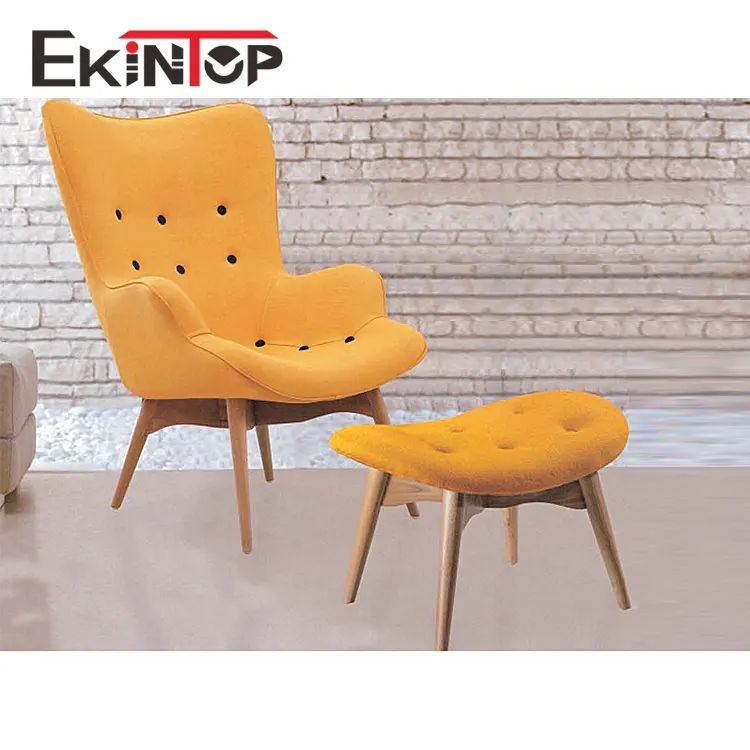 Ekintop Made In China High Quality Modern Top Grain Leather Living Room Office Sofa Chair