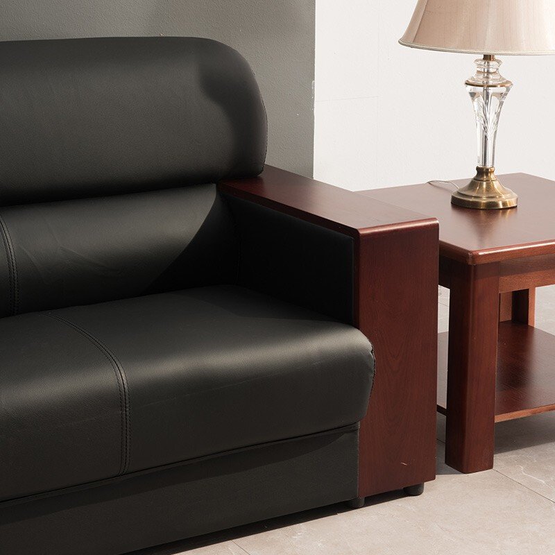 office sofa poltrona Hall reception sofa Lounge sectional sofa set luxury leather couches modern commercial office furniture
