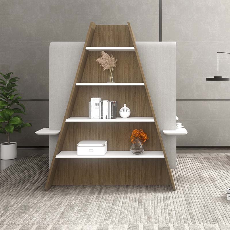Meeting Pod Office Working Studio Sound Office Booth Sofa With Bookshelf And Pad