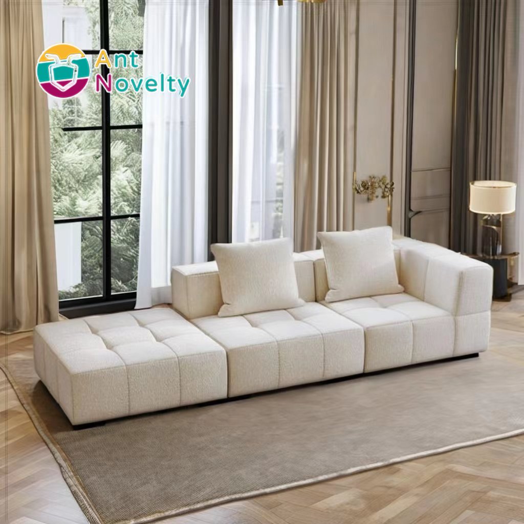 Compression modern simple straight leather sofa cover school, workshop, office
