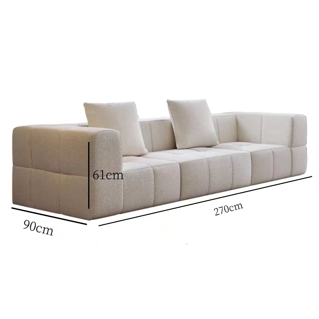 Compression modern simple straight leather sofa cover school, workshop, office