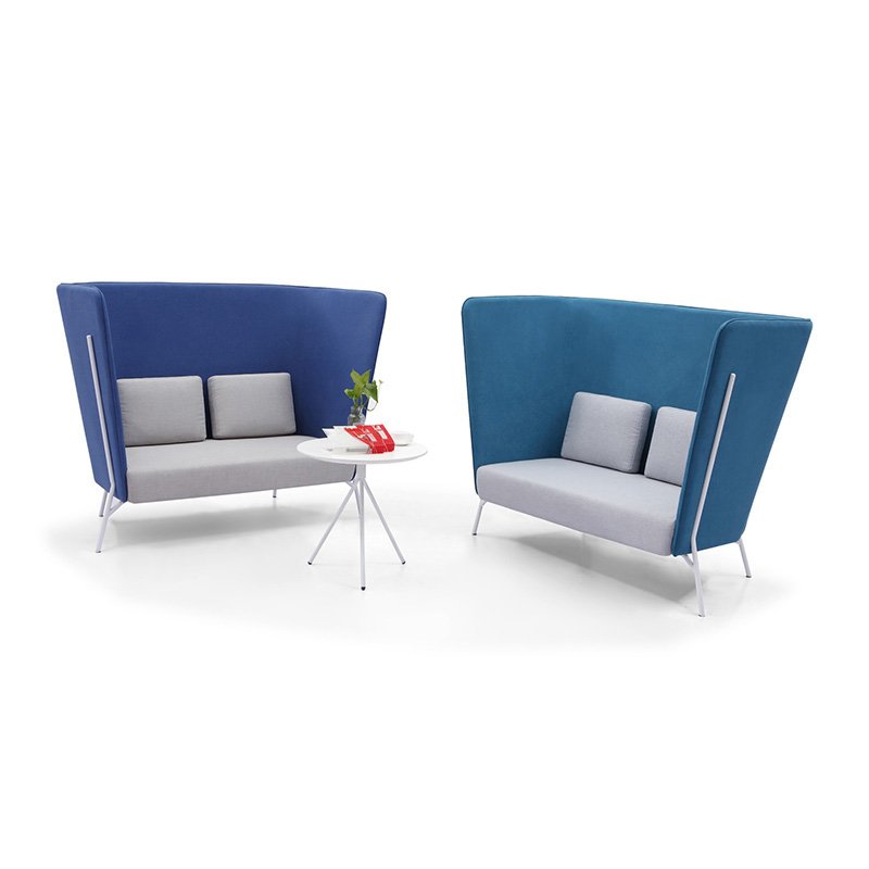 Luxury Customize High Back Cafe Dining Booth Bench Restaurant Fabric Booth Seating Chair
