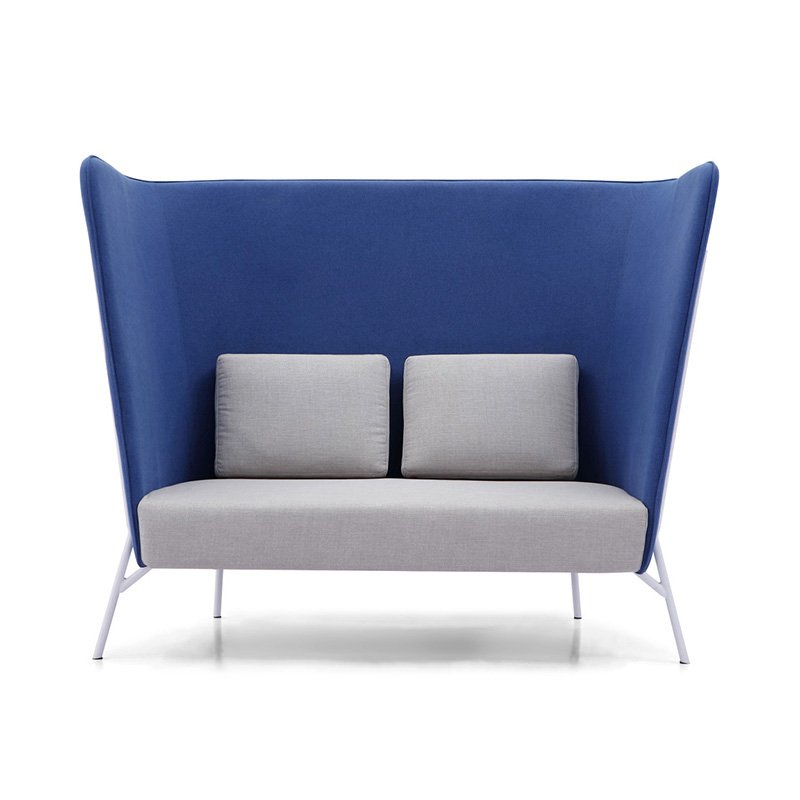 Luxury Customize High Back Cafe Dining Booth Bench Restaurant Fabric Booth Seating Chair