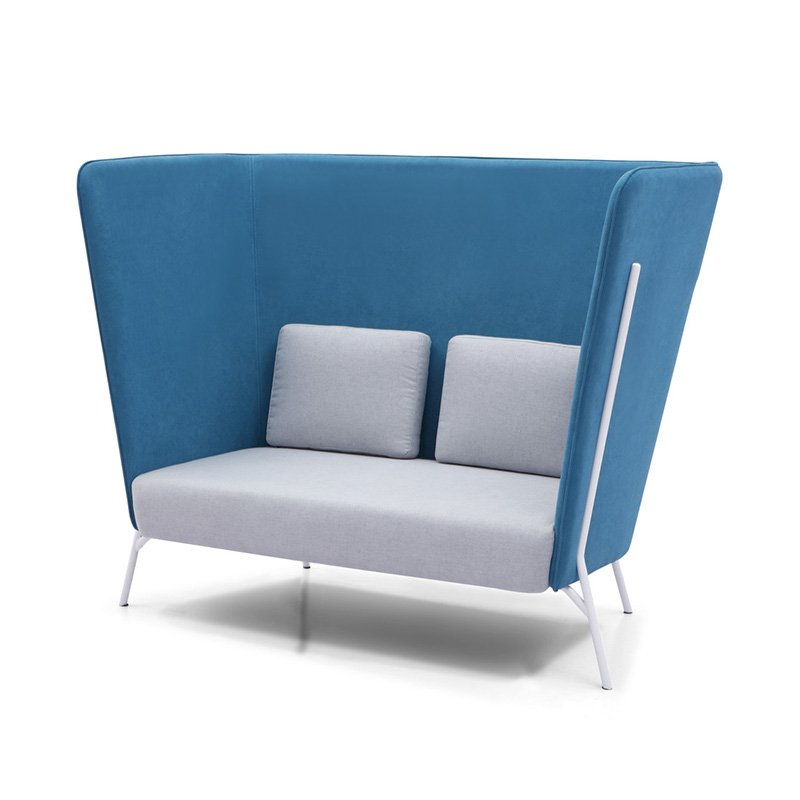 Luxury Customize High Back Cafe Dining Booth Bench Restaurant Fabric Booth Seating Chair