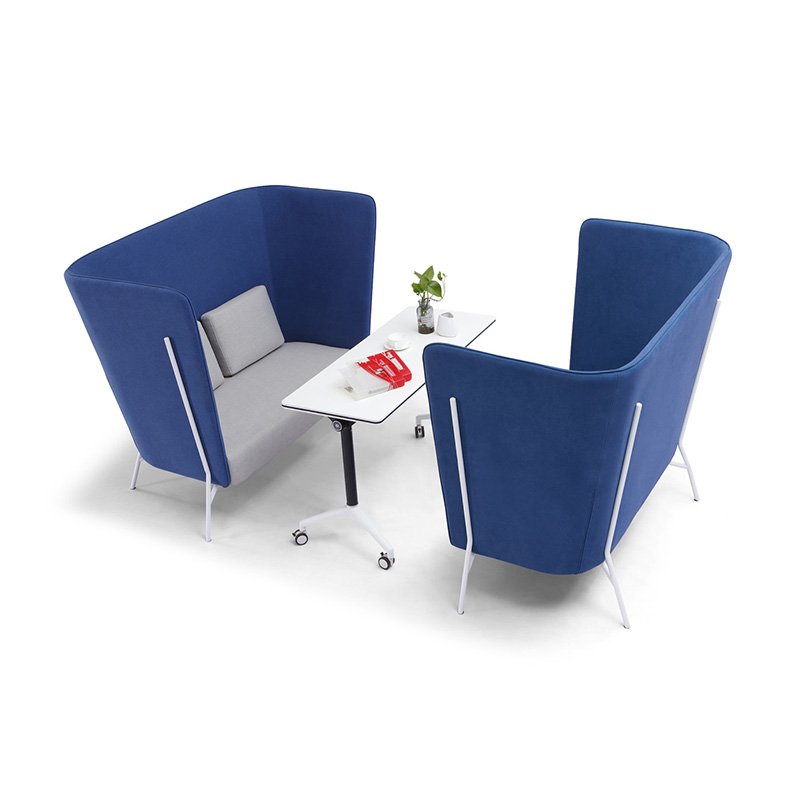 Luxury Customize High Back Cafe Dining Booth Bench Restaurant Fabric Booth Seating Chair