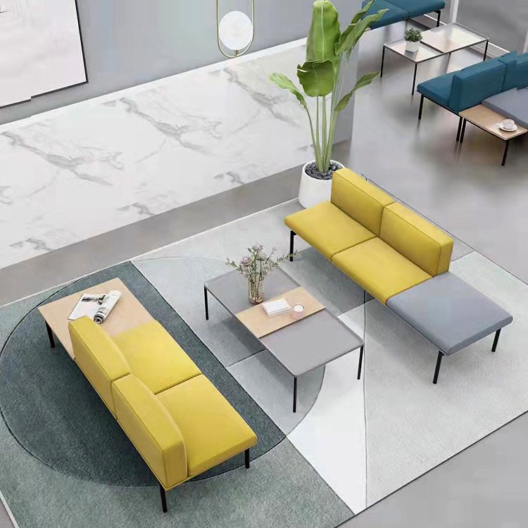 Modular Furniture Waiting Room Office Sectional Sofa Lobby Reception Office Sofa Set Furniture