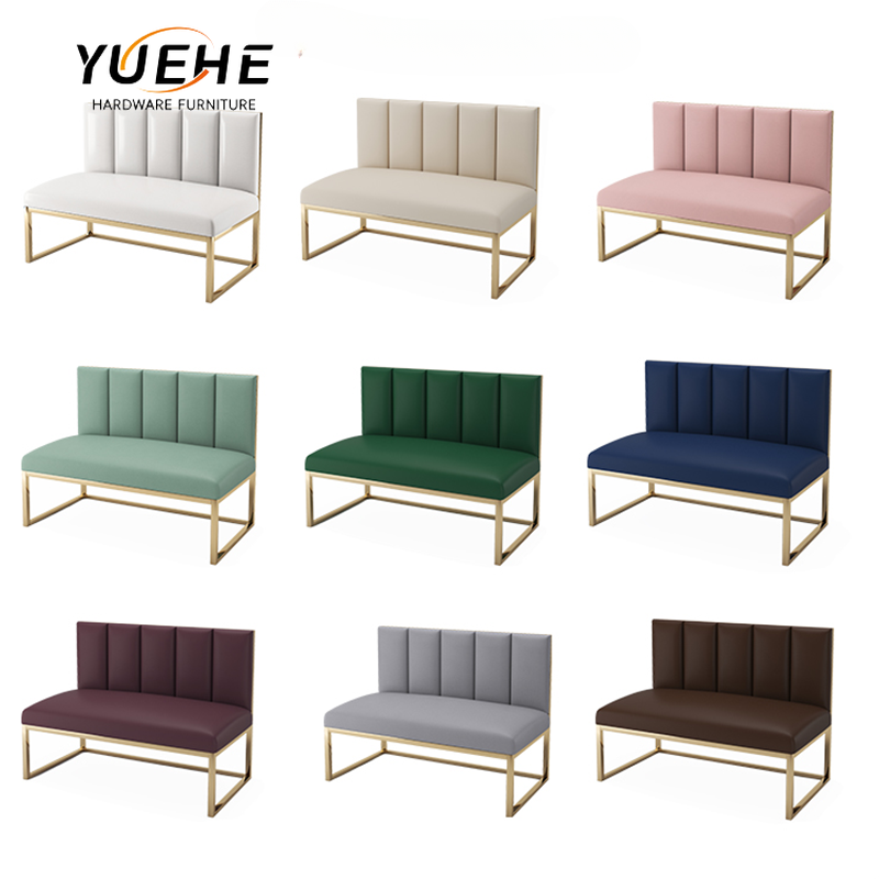 America luxury fast food high back sofa booths coffee shop solid wooden restaurant furniture booth seating modern restaurant set
