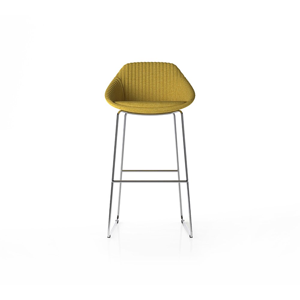 Nordic style modern yellow armchair lounge chair sofa for office area