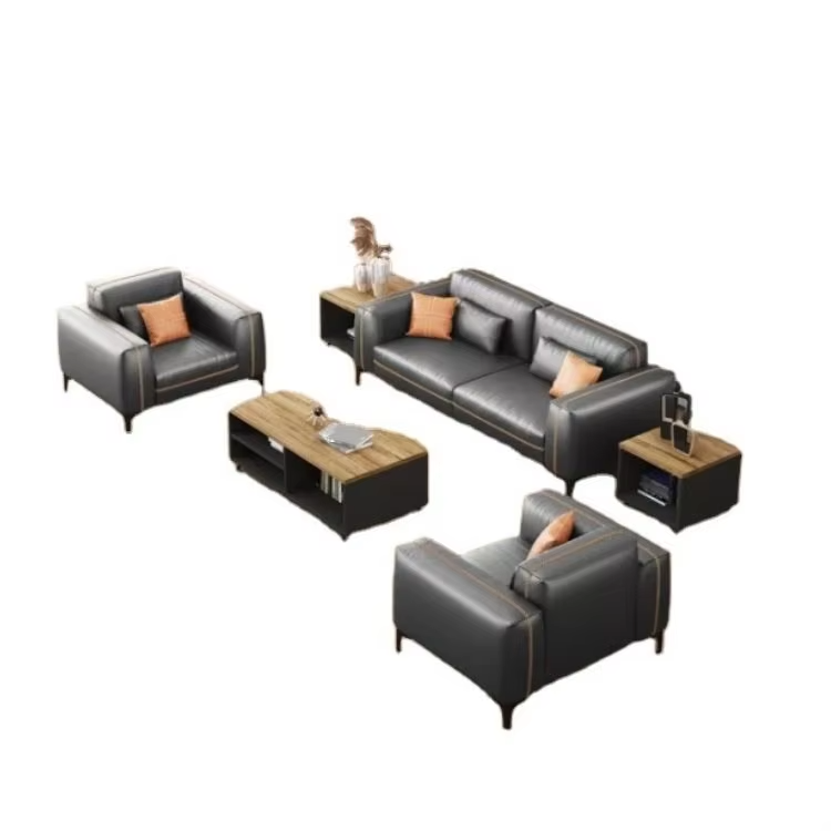 Liyu Customizable Modern Office Sofa Furniture Elastic Sponge Reception Comfortable Extendable Home Office Apartment Hospital