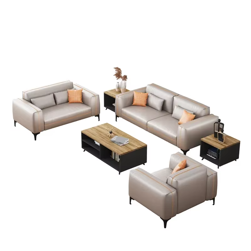 Liyu Customizable Modern Office Sofa Furniture Elastic Sponge Reception Comfortable Extendable Home Office Apartment Hospital
