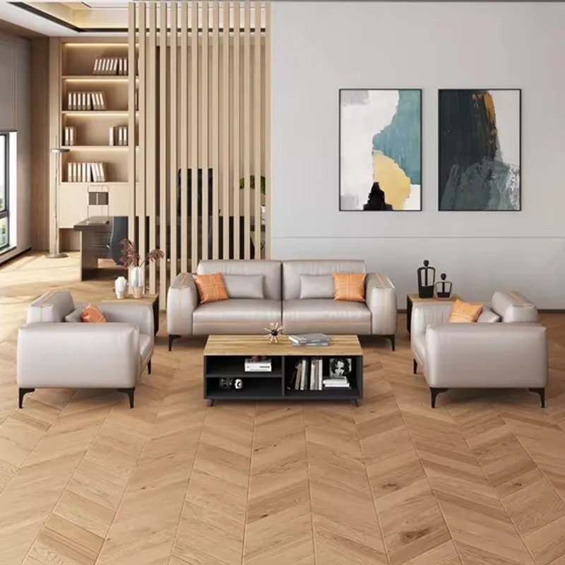 Liyu Customizable Modern Office Sofa Furniture Elastic Sponge Reception Comfortable Extendable Home Office Apartment Hospital