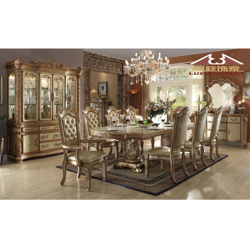 Longhao Luxury Leather Sofa Couch Set Royal Carved Wooden Sofas Modern Nordic Living Room Furniture