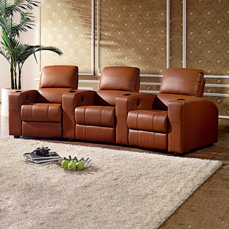 Luxury Commercial Leather Theatre Seats Cinema Vip Recliner Sofa Cinema Hall Chair Vip Cinema Chair