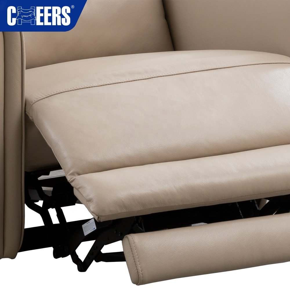 MANWAH CHEERS Power Adjustable Leisure Lazy Boy Recliner Relax Electric Leather Recliner Sofa Reclinable Chair